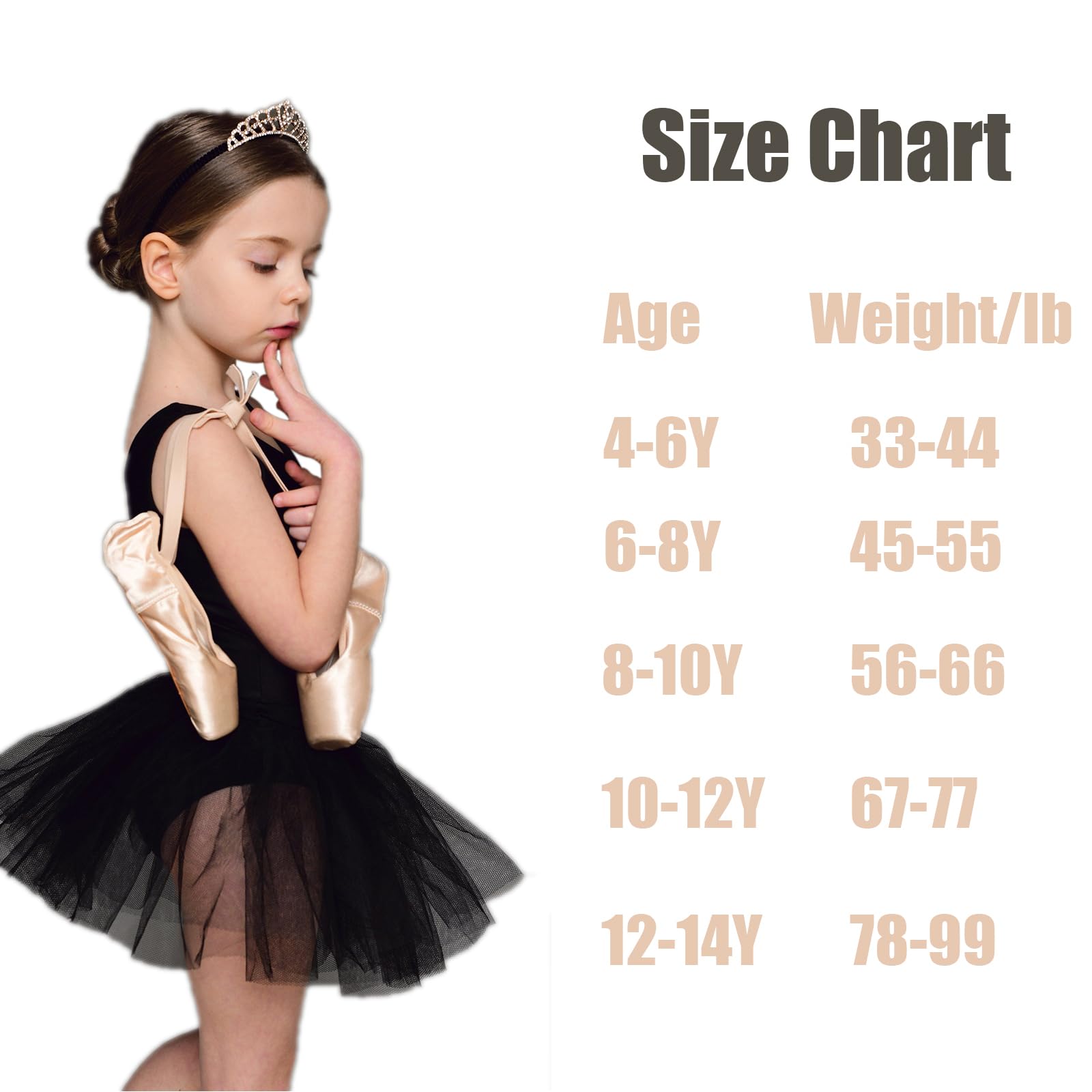 Culotte de danse en coton pour filles (4-16 ans)