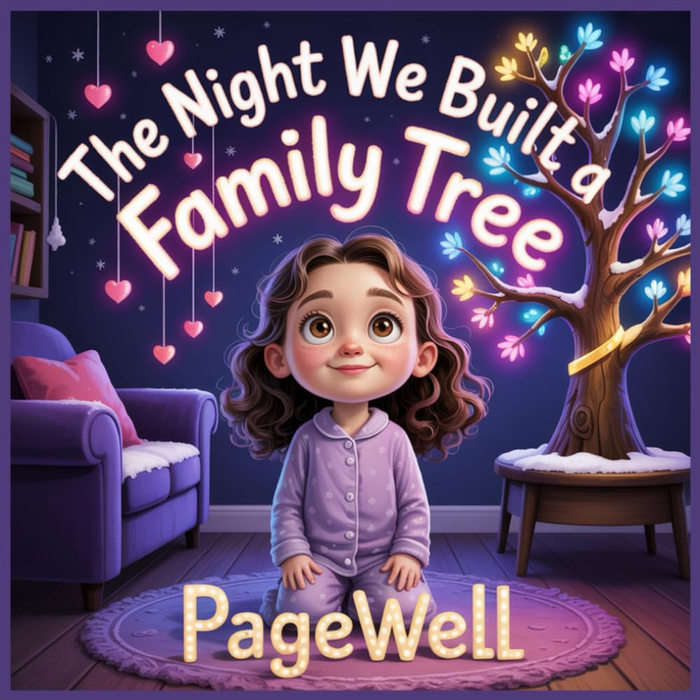 The Night We Built a Family Tree - Kids Story Book: A Cozy Story of Light, Love, and Little Memories