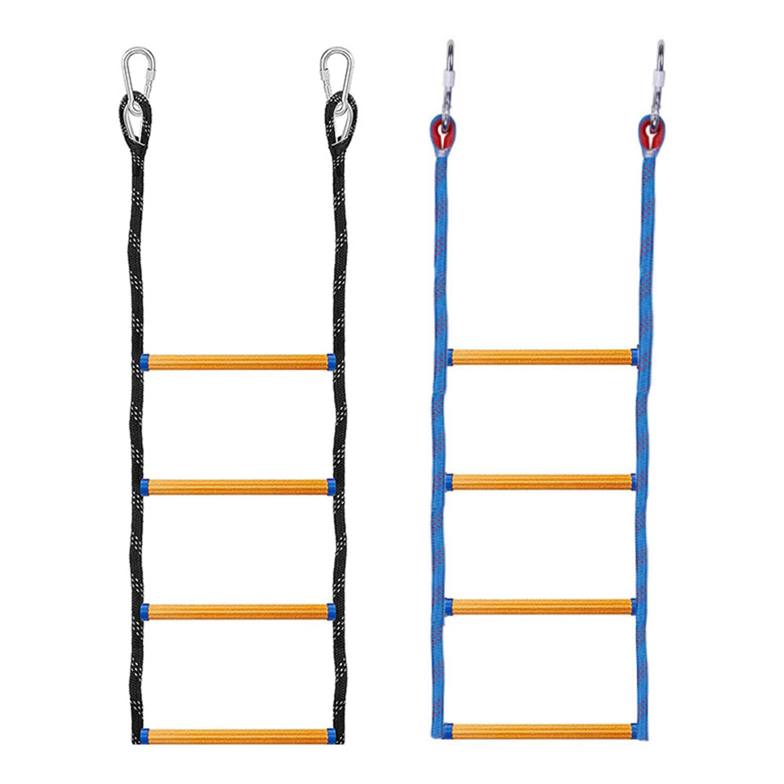 Échelle de corde pour bateau - Pliable et amovible - 4 marches - Échelle de corde marine - Rallonge de bain