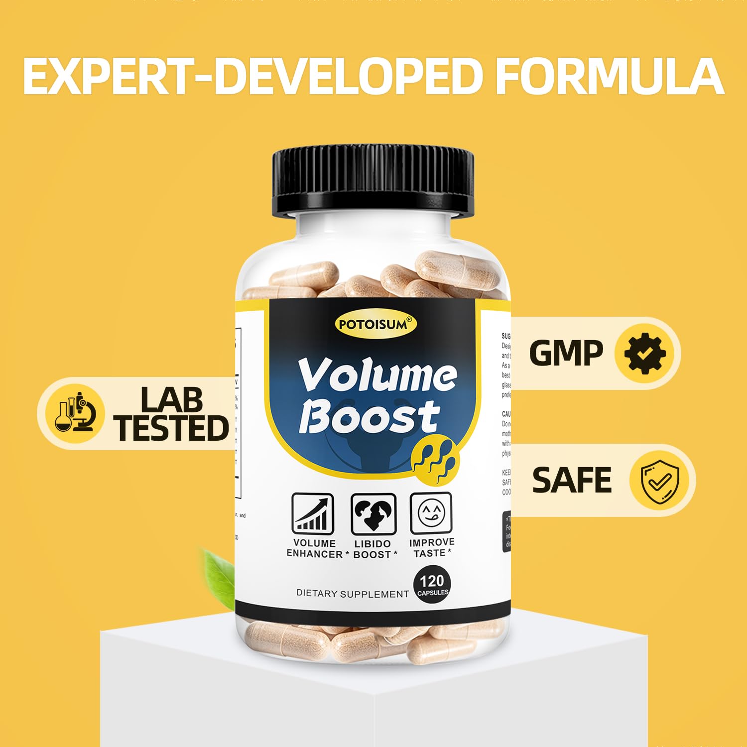 Semen Volume Booster, Semen & Sperm Load Significantly Boost, Men’s Fertility Health Supplement, Help You Increase Load Volume — Amazon image 3