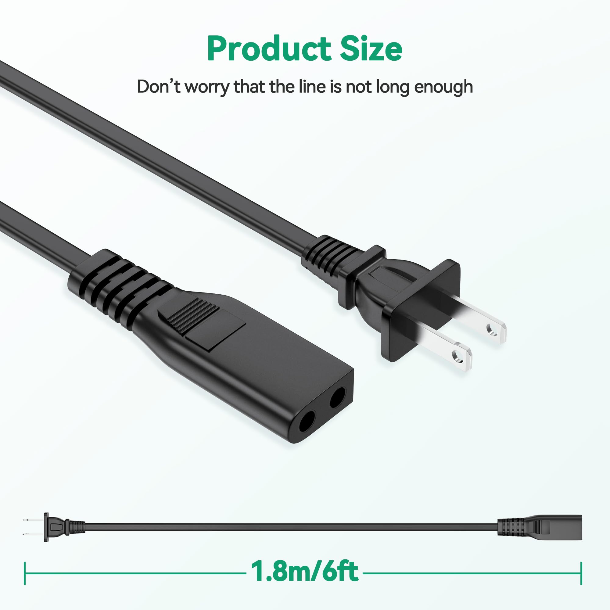 Amazon.com: FITE ON 5FT AC Power Cord Lead Cable Compatible with