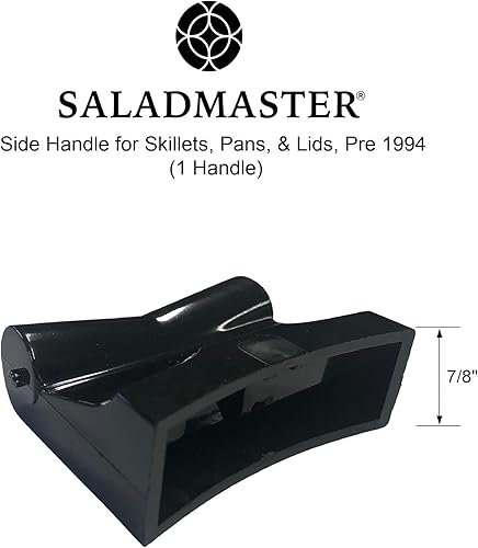 Miniatura 3 de Saladmaster Mango lateral de repuesto para sartenes, sartenes y tapas (antes de 1994), 1 mango