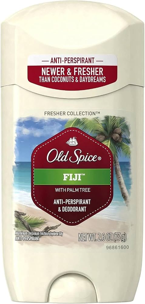 Old Spice Fresh Collection Anti-Transpirant Deodorant Fidschi – 2er Pack, Je 2,60 Oz (ca. 73,7 G) – Für Langanhaltenden Frische-Schutz