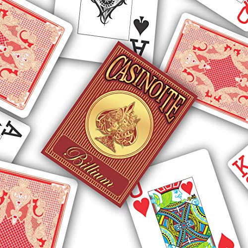Image of casinoite BILLIUM Playing Cards (BILLIUM 12 PCS (6RED+6BLUE))