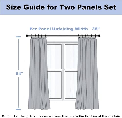 Miniatura 3 de Cortinas de fútbol para juegos de fútbol, cortinas opacas hexagonales geométricas de panal y cortinas, 2 paneles de 38 pulgadas de ancho x 54