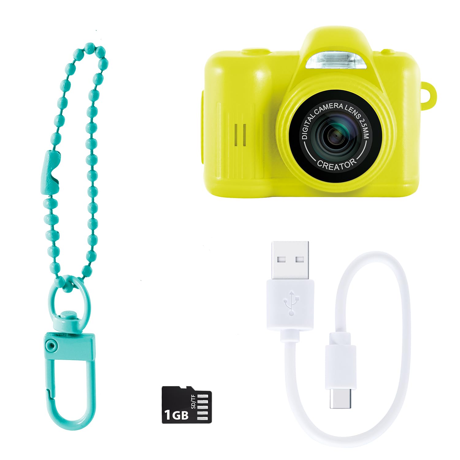 Canal Toys – Photo Creator – Appareil Photo et Vidéo Numérique Mini Cam' – Pro - avec Porte-clé et Carte SD 1Go Incluse
