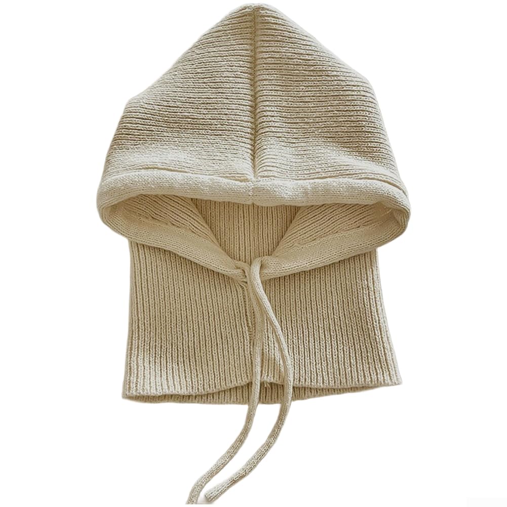 Balaclava Poliéster Transpirable para Esquí y Nieve(Cream White)