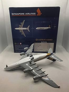 シンガポール航空エアバス就航記念Airbus A380 1/400 ダイキャスト Amazon.com: JC Wings Singapore Airlines 10th Anniversary