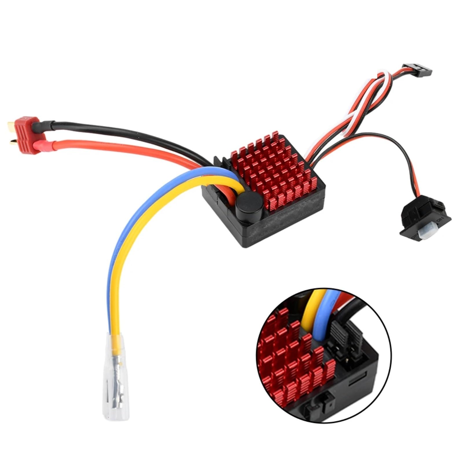 Per 540/550/380/370 Motore ESC Spazzolato 60A Regolatore Elettronico Di Velocità DC Drive Modello Accessorio Crawler Ricambio Modificati Veicolo ESC RC