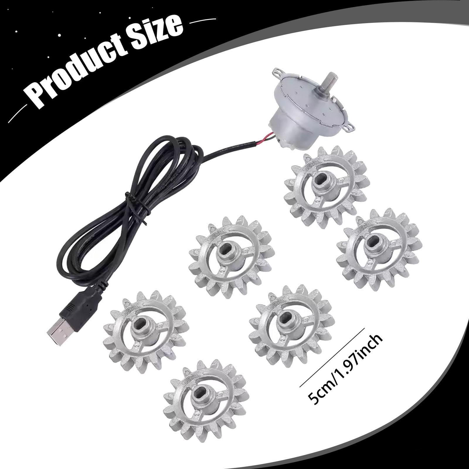 Accesorios para Asador Giratorio Automático DIY con Motor con Cable para Camping