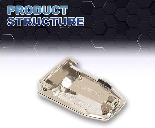 Miniatura 5 de PIT66 Manija de puerta delantera exterior cromada, compatible con Cadillac Escalade ESV 2015-2019, Cadillac Escalade Base Luxury Platinum Premium