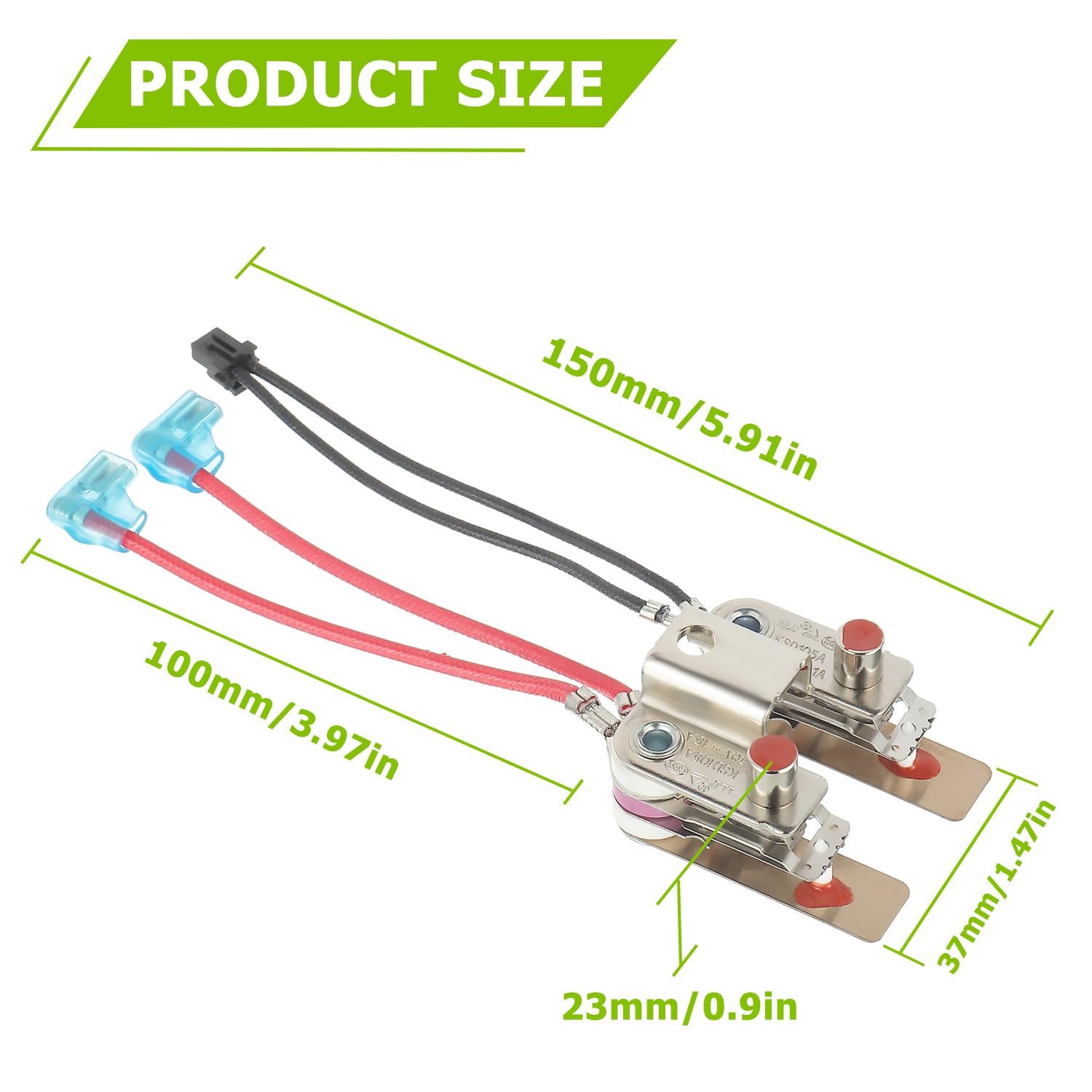 EPLZON Pressure Sensor Home Kitchen Instants Pot Bimetal Thermost Pressure Switch Replacement Parts(pack of 1PCS)