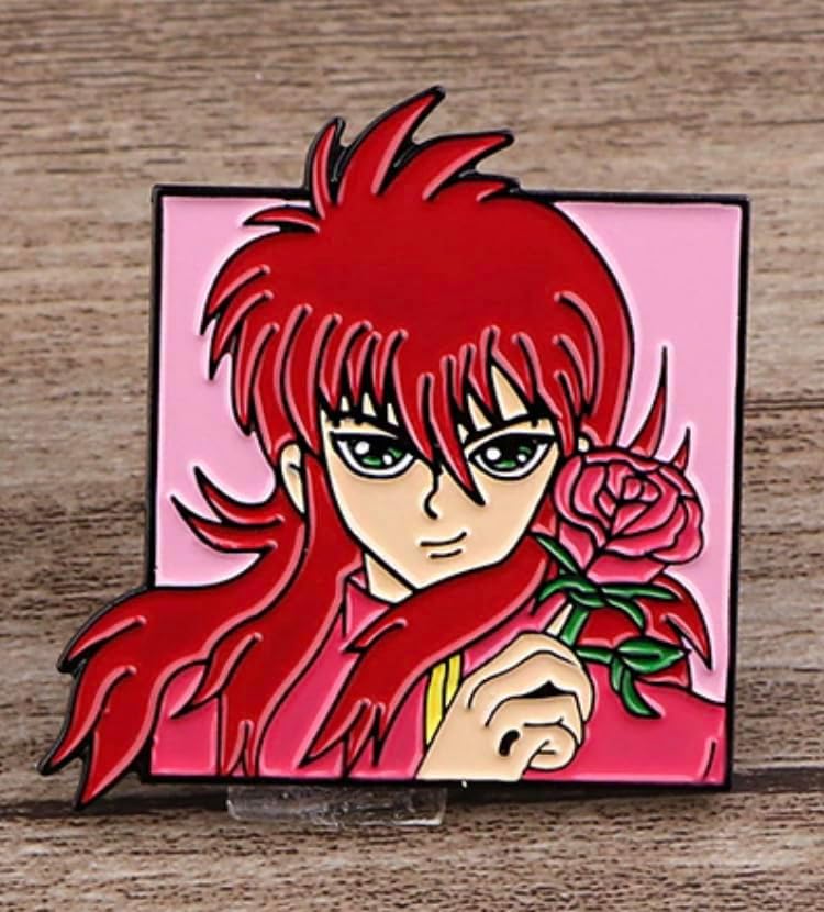 Miniatura 2 de Yoko Kurama YuYu Yu Yu Hakusho Yusuke Urameshi Manga Anime 1.6" Esmalte Pin Insignia, Esmalte, Esmalte