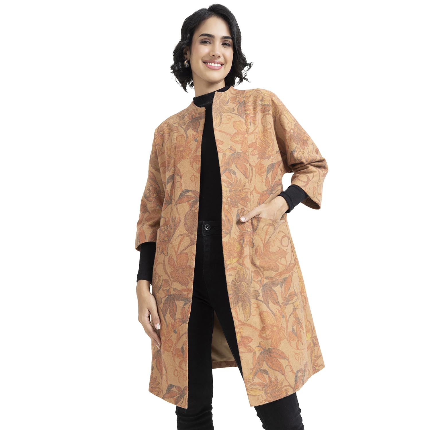 owncraft women's Printed Wool coat-picture-44