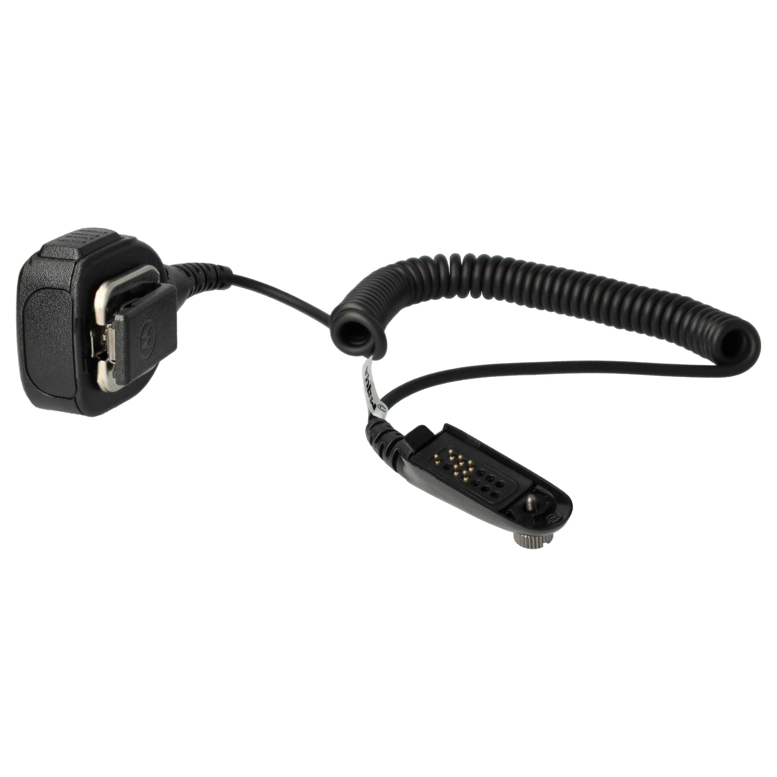vhbw Microphone Haut-Parleur Compatible avec Motorola GP338, GP339, GP328, GP329, GP340, GP360, GP1280, GP140, GP320, GP640, GP380 Radio