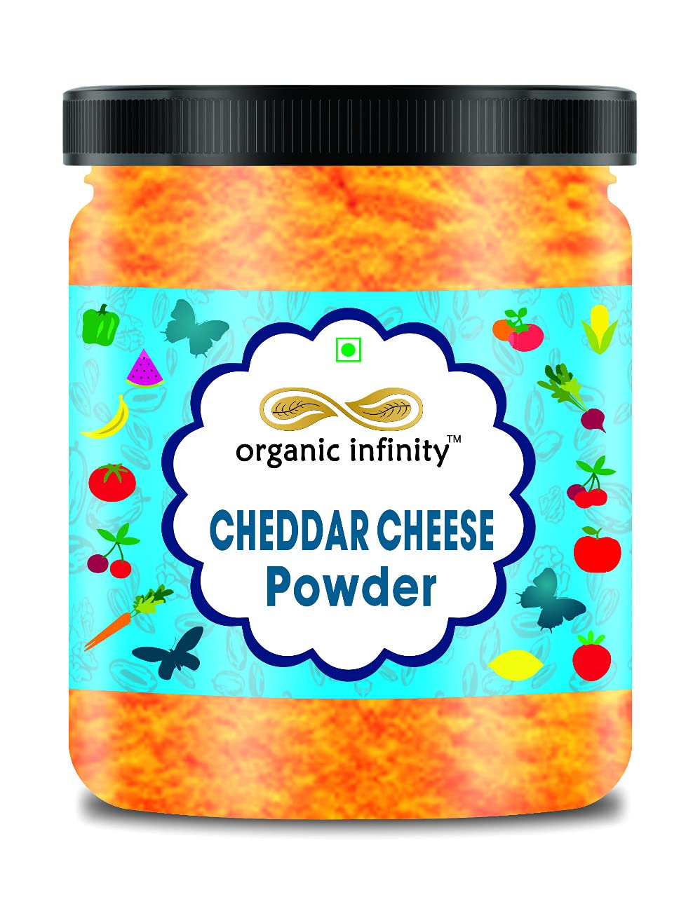 Buy Organic Infinity Cheddar Cheese Powder Cheese Powder for Popcorn 100 GM By Organic