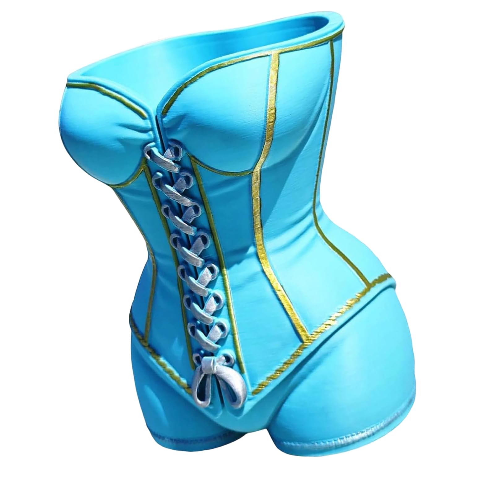 Modern Planter Women Body Corset Shape Decorative Vase Indoor Plant Container Home Garden Decor Female Body Corset Shape Flowerpot