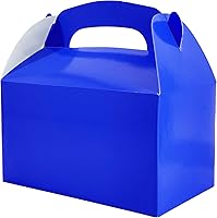 Vista 16 de The Dreidel Company Paquete de 12 Cajas de Golosinas Negras con Forma de Tejado, Caja de Dulces de Favor para Cumpleaños de Niños, Cajas de Dulces