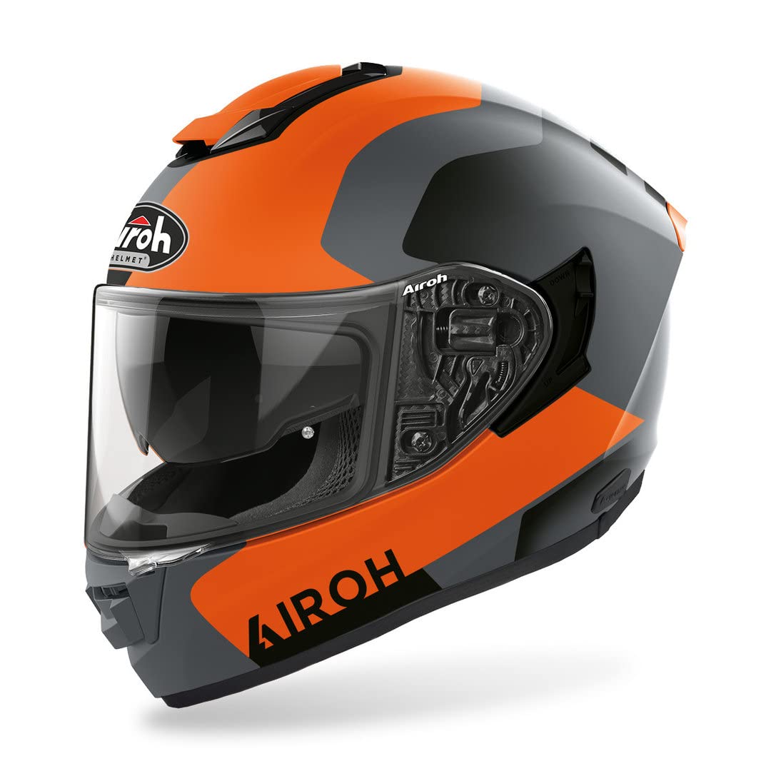 Airoh Motorcycle Helmet St501 Dock Orange Matt Xl