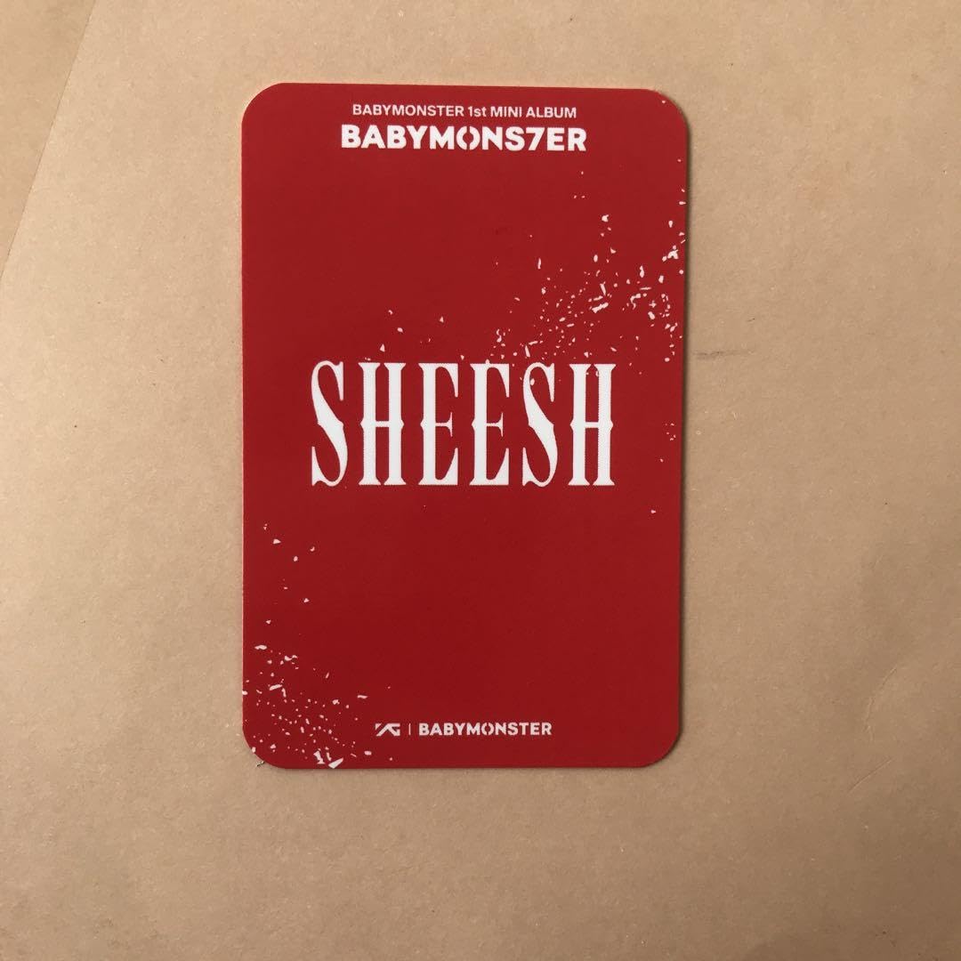 Amazon.co.jp: BABYMONSTER SHEESH サノク ローラMカの事前収録トレカ  