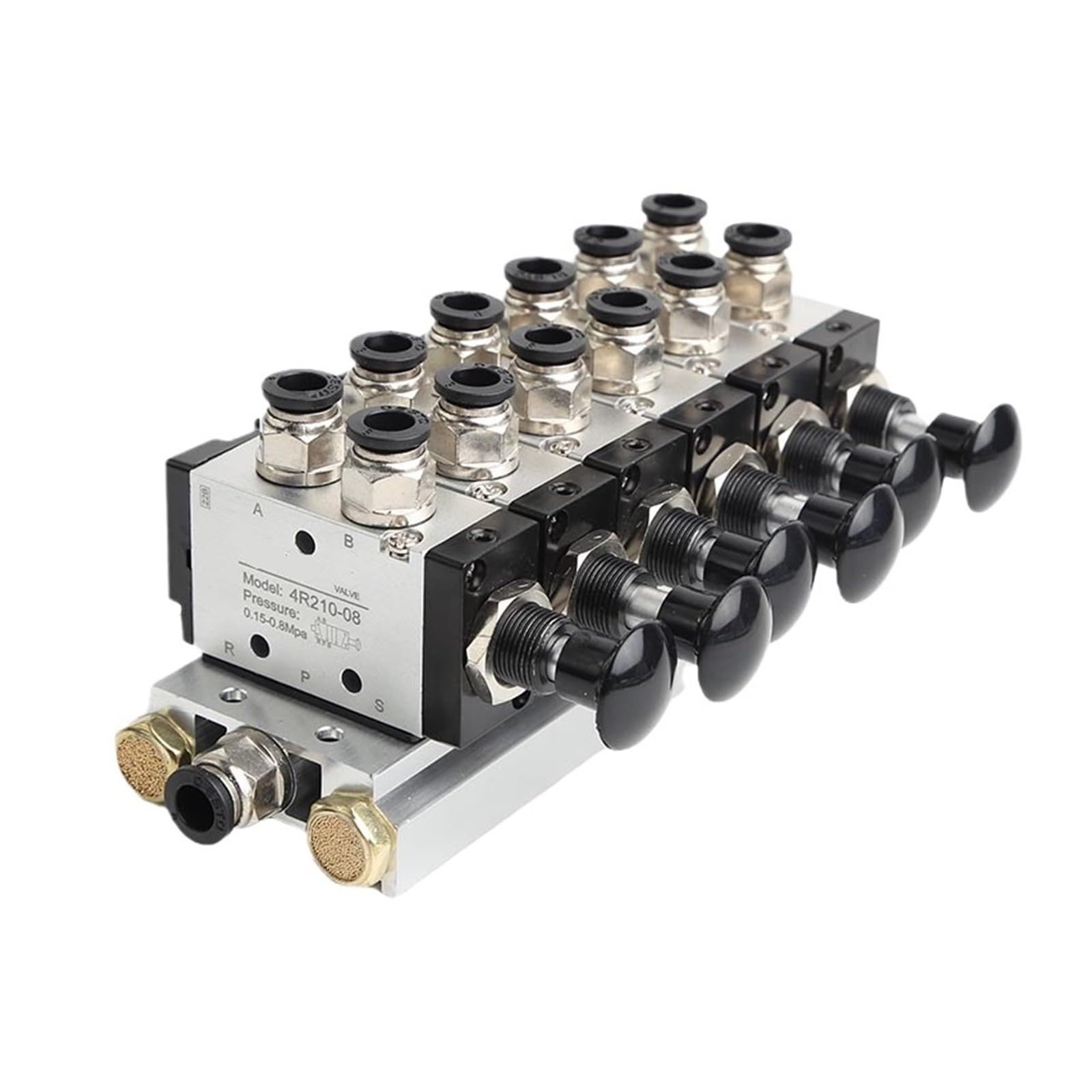RCGKNNMUZ 4R210-08 2F-10F Manual valve 2 Way 5 Position Push and pull Pneumatic switch of directional valve Combination Valve