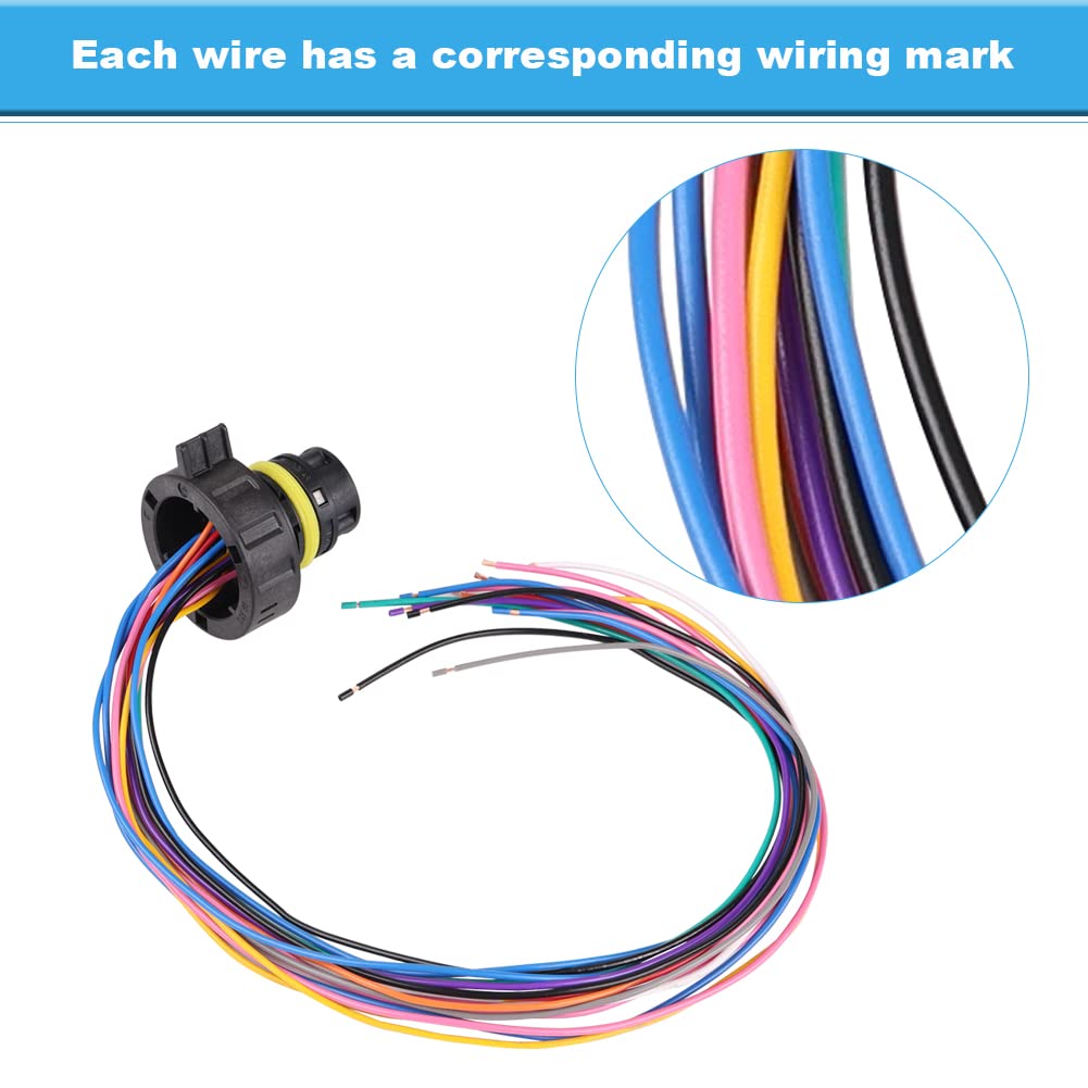 External Harness Repair Kit Pigtail Wiring Plug In Connector For 6r80 6l80 6l90 350 0168 - Foto 3
