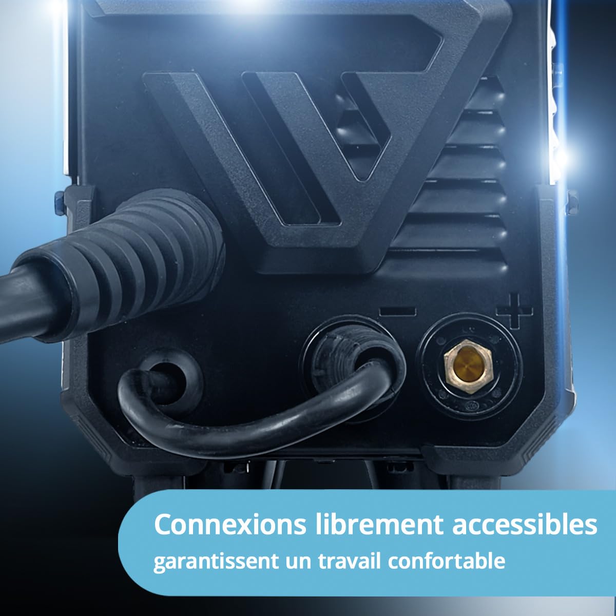 STAHLWERK Poste à Souder MIG/MAG 160 M – Kit complet – Onduleur Combiné 5-en-1 Compact de 160 A pour FLUX (Fil Fourré), MMA (ARC) & Lift-TIG (DC), Seulement 6,8 kg, Hotstart et Anti-Stick