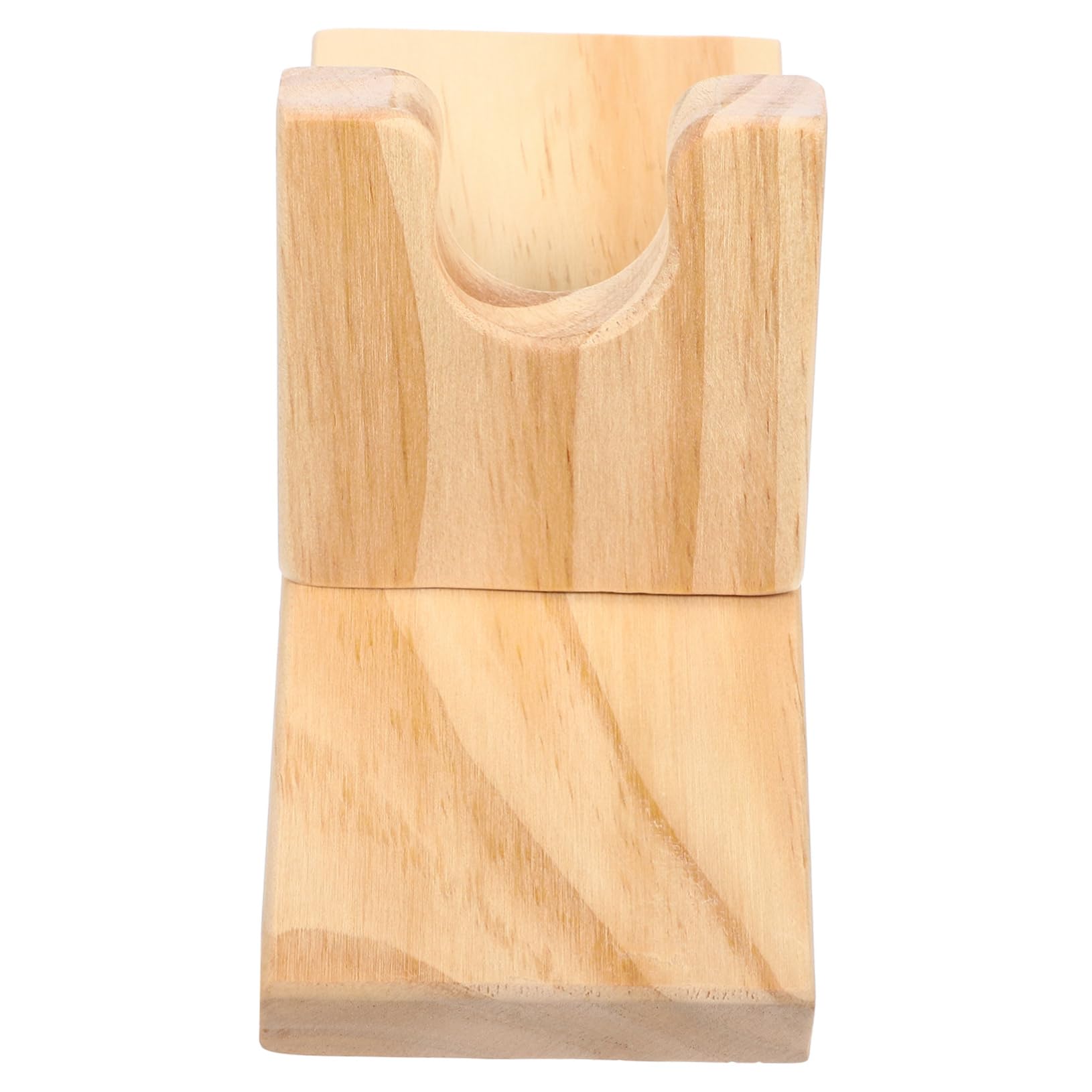 balacoo Hot Glue Sprayer Rack Wood Base Stand Glue Applicator Accessory Space-saving