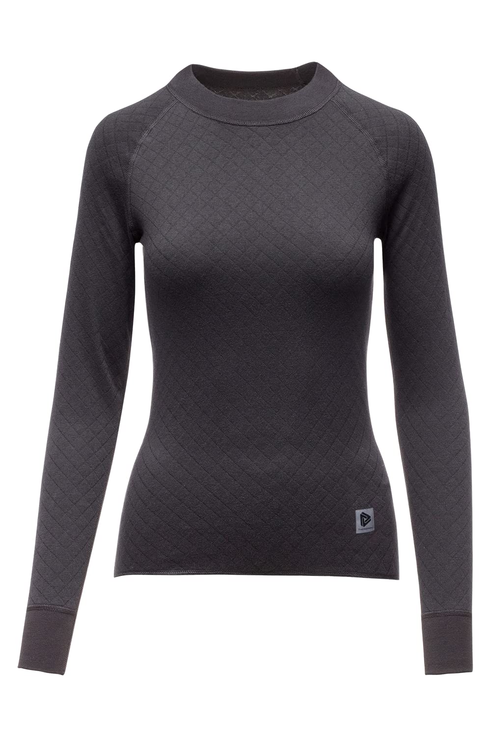 Thermowave 3in1 Merino Unterwäsche Damen - Thermounterwäsche Damen Shirt Langarm - Funktionsshirt Damen 330 GSM, Extra Warme, Feuchtigkeitstransportierende, Schnelltrocknende mit weitem Bund