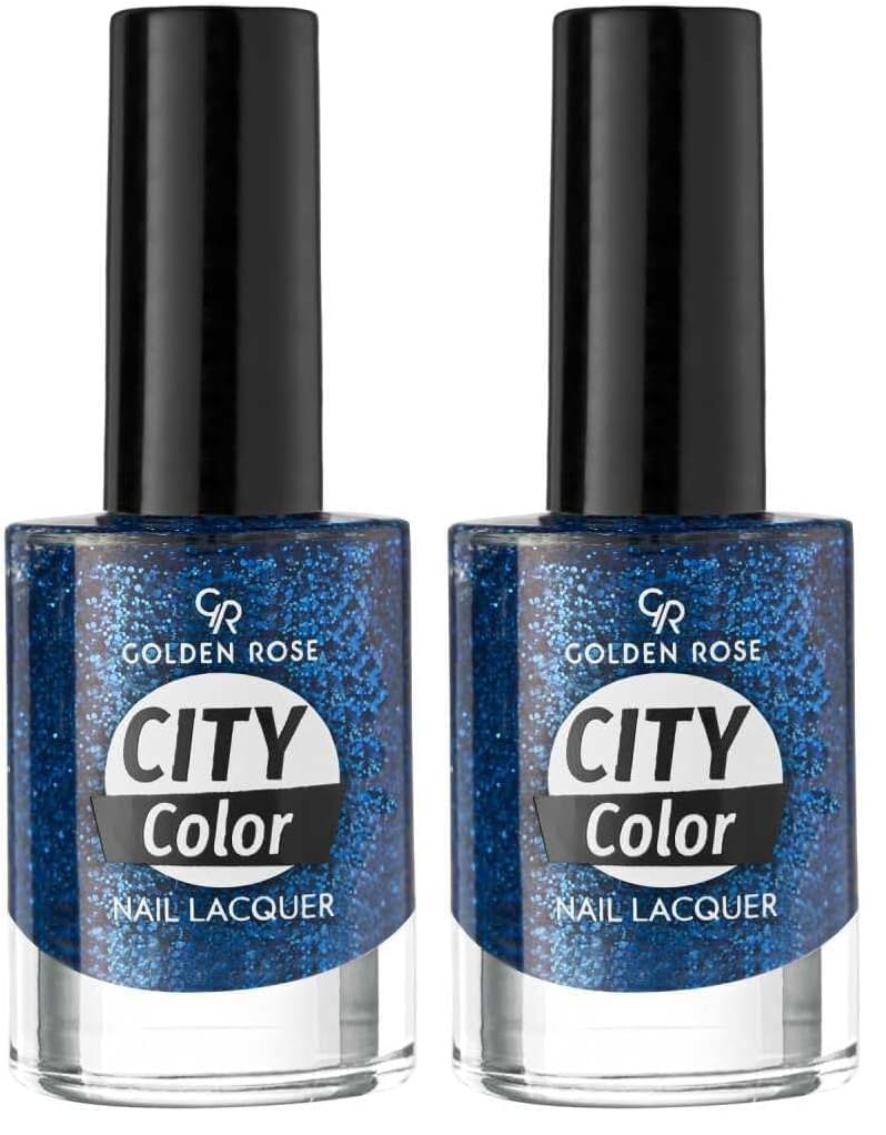 Golden Rose City Color Nail Lacquer Glitter No:108 - Oje 2li paket