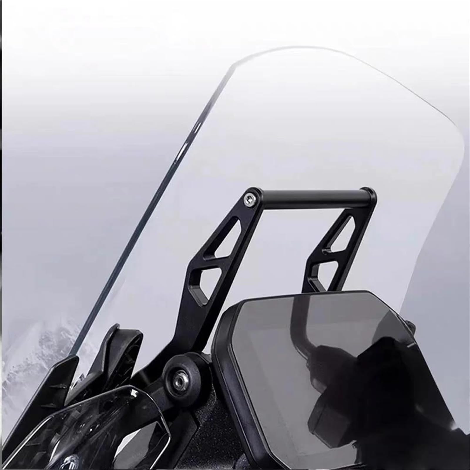 Kit Traversa Per Supporto Navigatore Moto Per BMW R1300GS R 1300 GS ADV 2023-2025 Per Satellitare E Smartphone Supporto dispositivo mobile fisso(Nero,22mm)