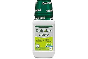 Dulcolax Liquid Natural Laxative, Provides Fast Constipation Relief, 12 fl oz (Pack of 2)