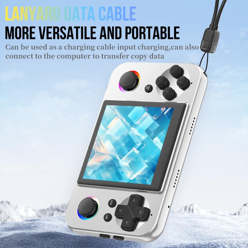 Tragbare Retro-Spielkonsole mit 3,0" IPS HD Display, 2000 mAh Akku & über 6000 klassischen Spielen