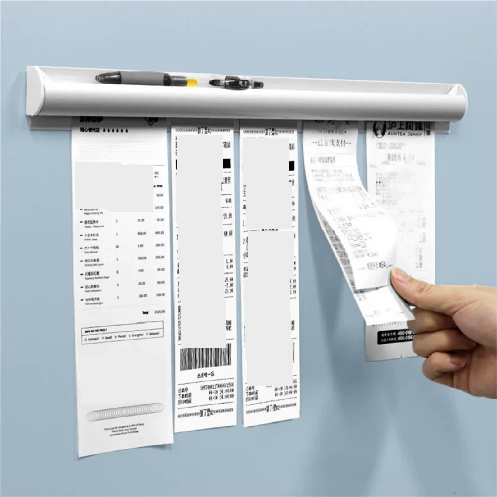 Bon Halter Bill Clip Holder Slot Quittungsticket