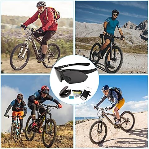 Fahrradbrille Sport - UV400 Schutz Mit Verstellbaren Bügeln
