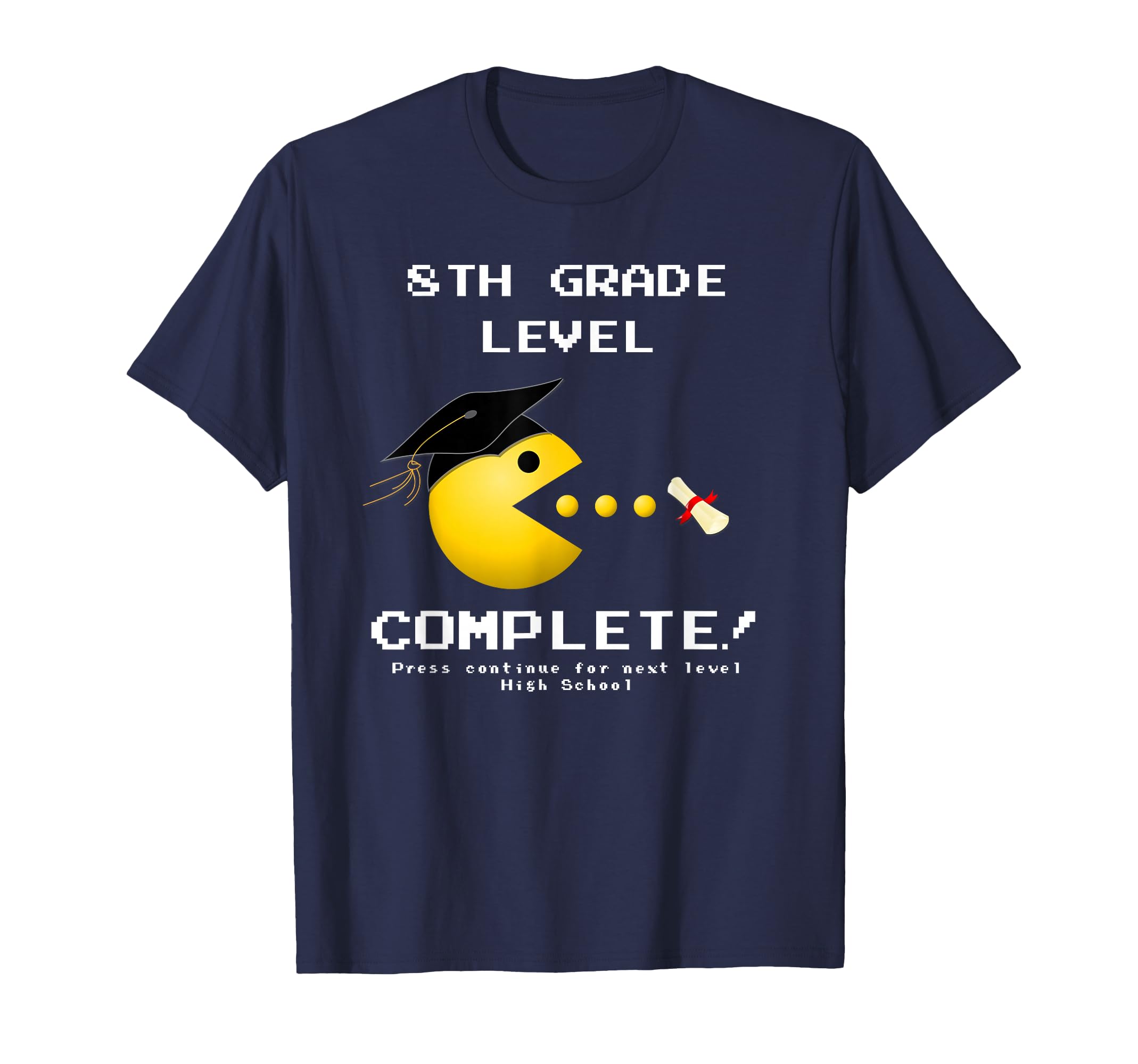 Funny 8th Grade Video Gamer 8th Grade Graduation T Shirt T-Shirt