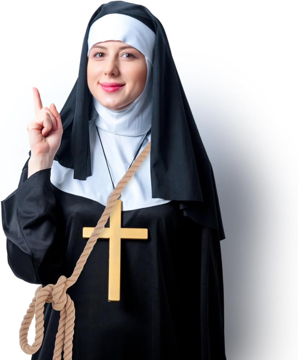 BESPORTBLE Gothic Style Pastor Waist Belt Braided Rope Belt for Cosplay Costume Long Decorative Waist Cord for Robes Trousers and Clerical Attire - Image 2