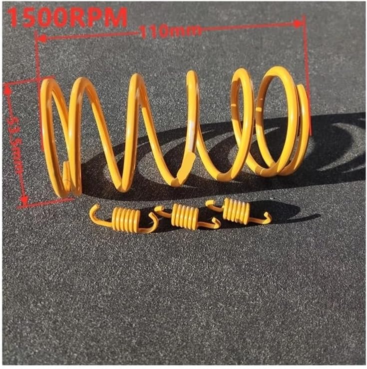 Clutch Spring Compatible with 2 Stroke 50cc 1PE40QMB 1000RPM 1500RPM 2000RPM(1500RPM)