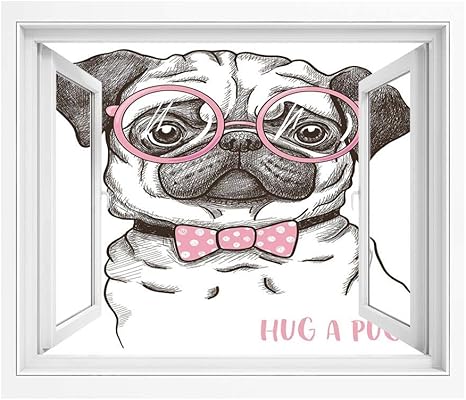 Amazon パグ 壁紙風景画 壁飾り絵 150x1 Cm かわいい蝶ネクタイピンクの蝶ネクタイ特大メガネ手描きの飼いならされた装飾 壁紙 簡単壁紙シール 風景 景色ステッカ赤ちゃんピンクホワイトダークブラウン ウォールステッカー オンライン通販 Amazon パグ 壁紙風景画 壁飾り絵 150x1 Cm かわいい蝶ネクタイピンクの蝶ネクタイ特大メガネ手描きの飼いならされた装飾 壁紙 簡単壁紙シール 風景 景色ステッカ赤ちゃんピンクホワイトダークブラウン ウォールステッカー オンライン通販