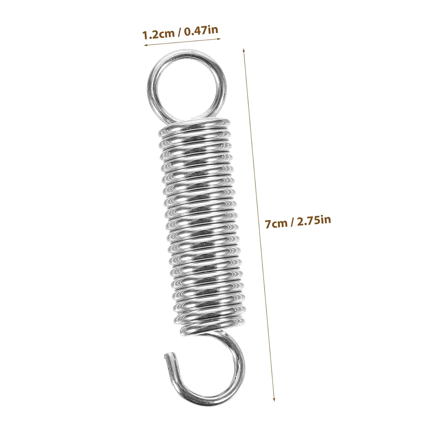 10 Pcs Mechanical Compression Springs Springs with Hook Ends for Electrical Appliances Automobiles and Machinery Applications