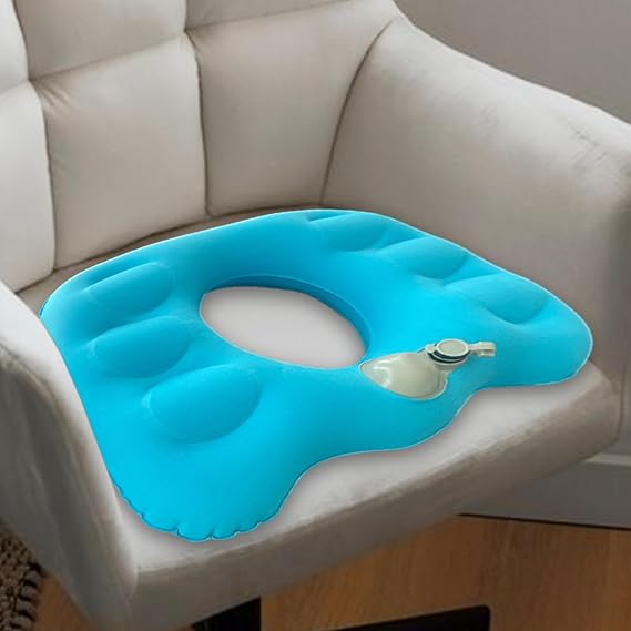 Inflatable Seat Cushion Chair Pad Butt Pillow Wheelchair Pad
