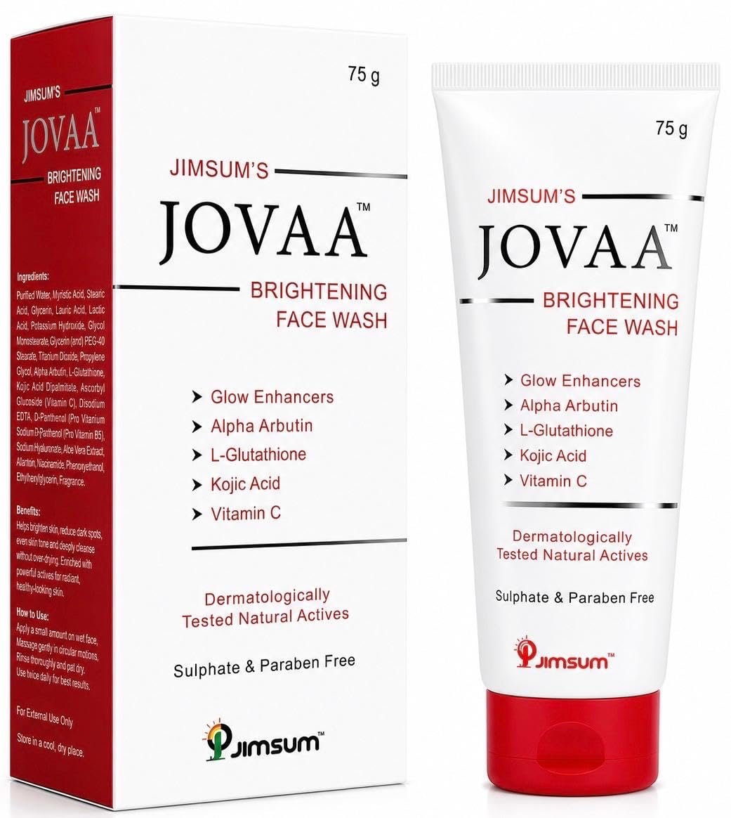 kegunaan l-glutathione whitening cleanser Kapsul Kolagen Pil Pemutih Kulit Alami 92% saw brighter JOVAA Brightening Face Wash |