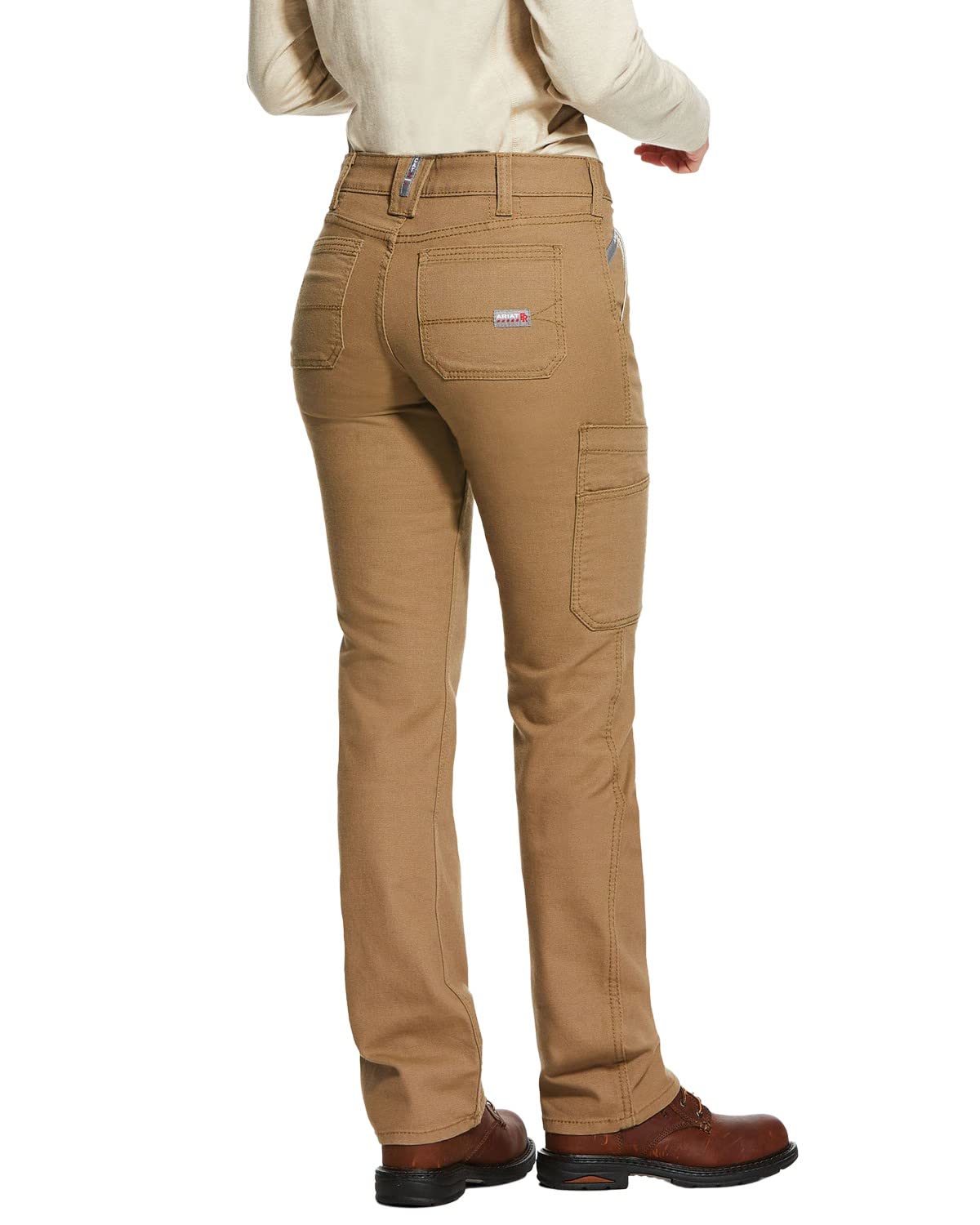 ARIAT Mens Plus Size Fr Stretch Duralight Canvas Stackable Straight Leg Pants