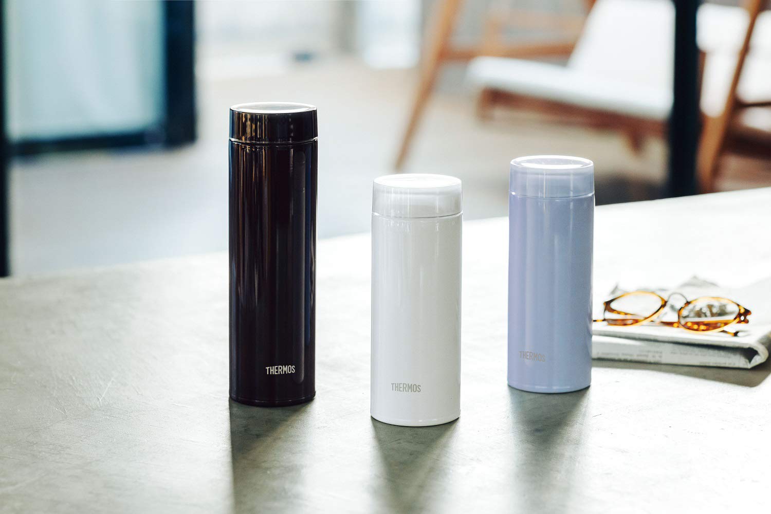 Amazon｜サーモス 水筒 真空断熱ケータイマグ 480ml クリアブラック