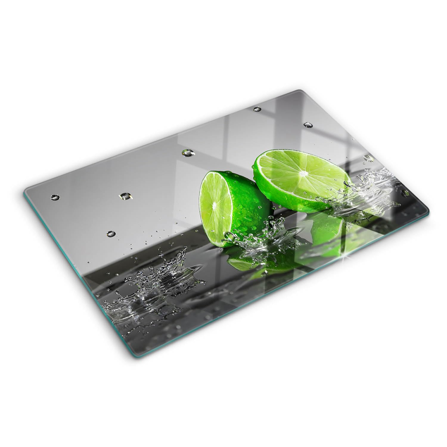 Planche à découper Tulup 80x52cm en verre trempé pour la protection des plaques à induction