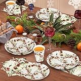 Zoom IMG-2 96 pezzi piatti tovaglioli e Zoom IMG-2 96 pezzi piatti tovaglioli e