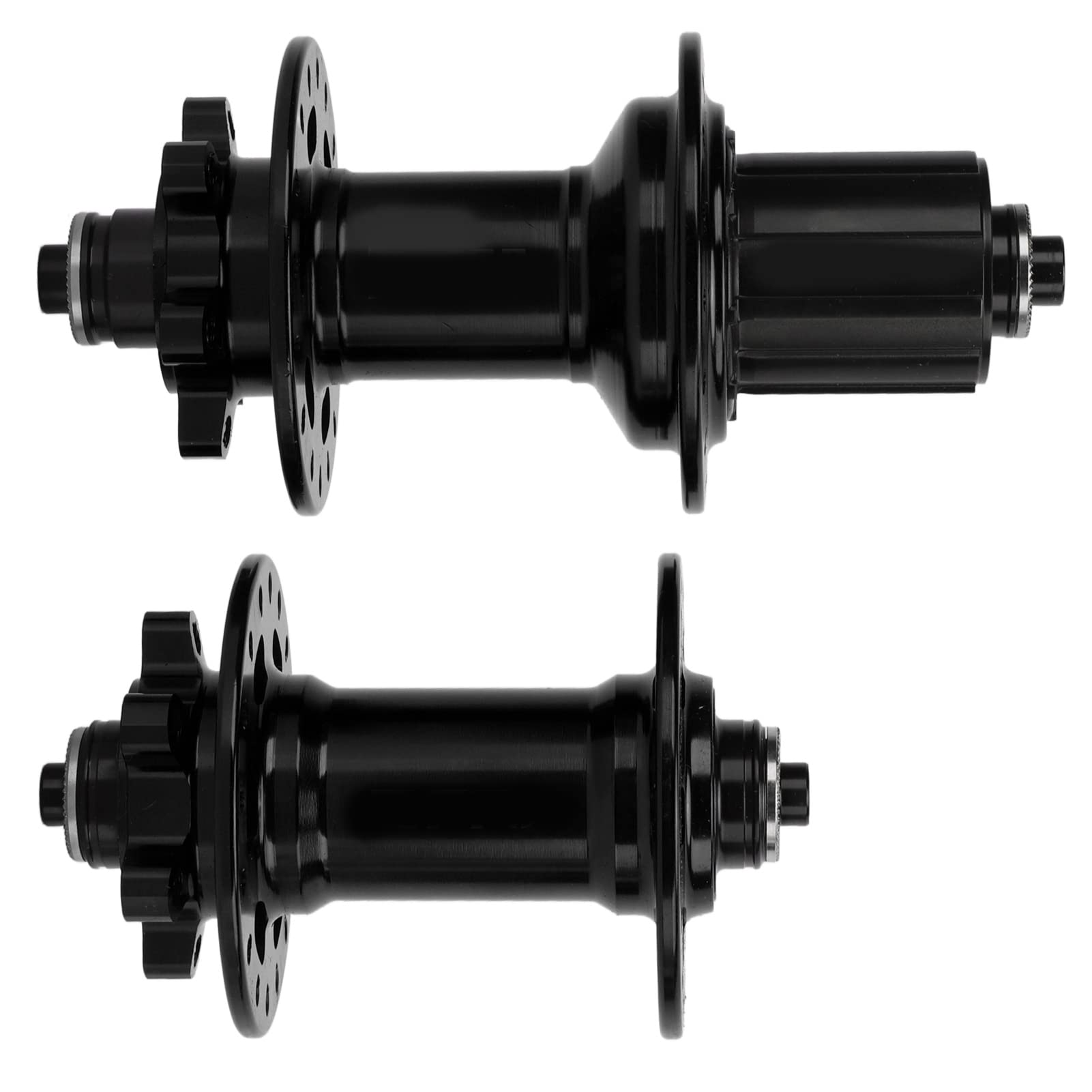 P3 6 zapadek Piasta hamulca tarczowego 32 otwory Szybkozamykacz 4 uszczelnione łożysko 8 11 prędkości 72 pierścienie Piasta roweru górskiego Stop aluminium Lekki Trwały Wysoka (Czarny)