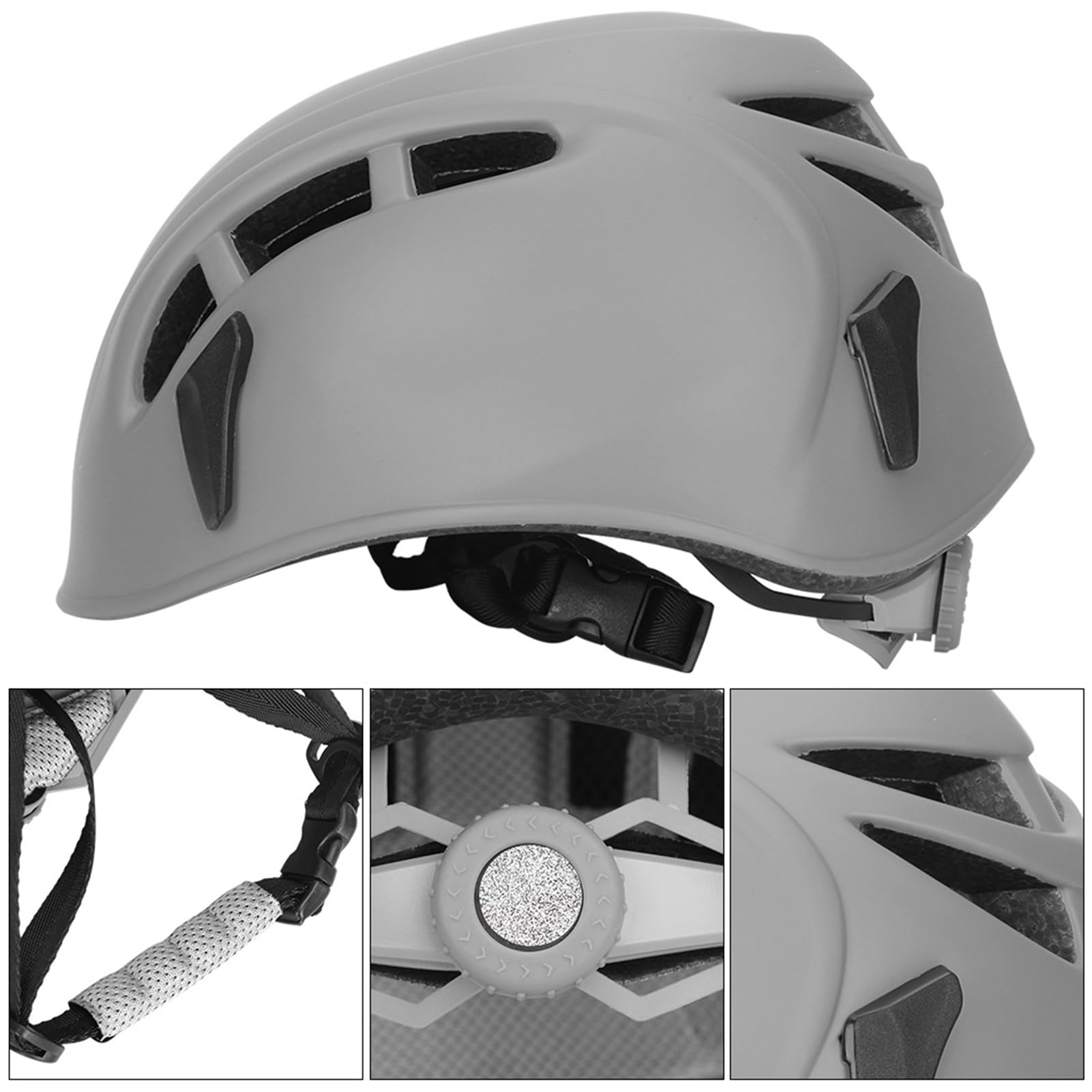 RiToEasysports Casque de sécurité, Casque de Protection de la tête de Sport de Plein air pour l'alpinisme, Le Patinage à roulettes, la spéléologie, Le Saut à l'élastique, Le Cyclisme