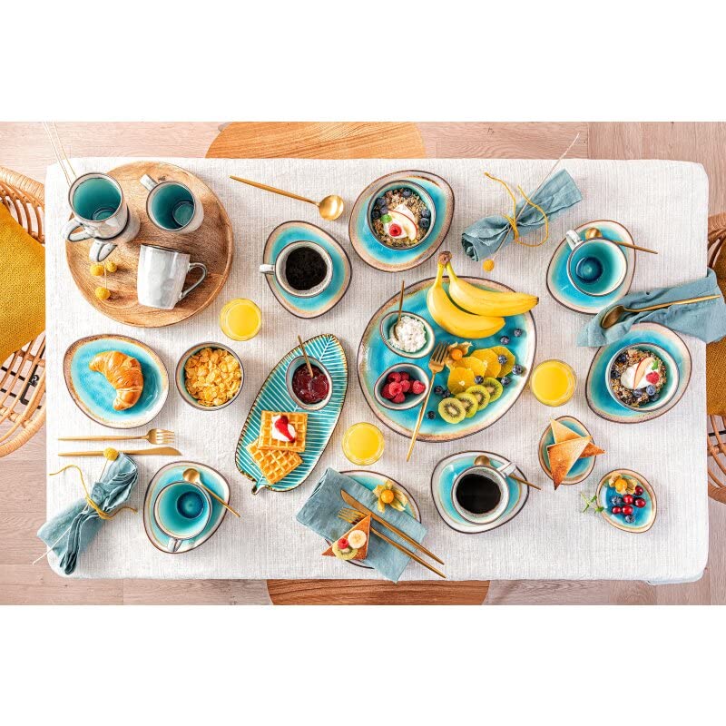 Diepe serveerschaal met olijven in reliëf: 37cm - Italiaans Servies Diepe serveerschaal met olijven in reliëf: 37cm - Italiaans Servies