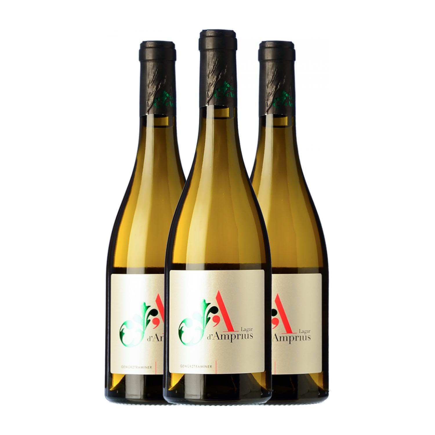 Lagar d'Amprius Lagar d'Amprius Gewürztraminer Vino de la Tierra Bajo Aragón 75 cl Vino blanco (Caja de 3 Botellas de 75 cl)